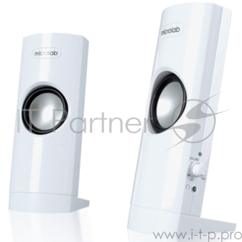 Колонки Microlab B-18 2.0 белый 3Вт
