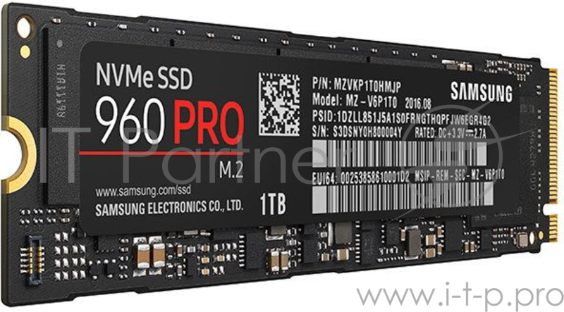 накопитель Samsung SSD 1Tb 960 PRO M.2 MZ-V6P1T0BW
