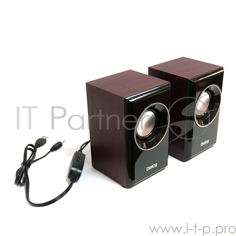 Колонки Dialog AST-15UP Chery {2*3W RMS, активные}