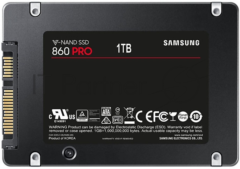 накопитель Samsung SSD 1Tb 860 PRO Series MZ-76P1T0BW {SATA3.0, 7mm}