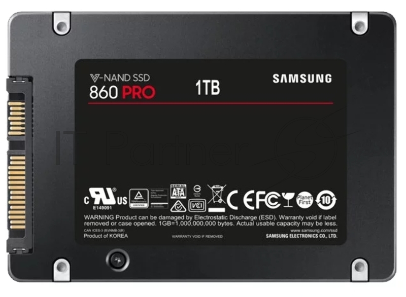 накопитель Samsung SSD 1Tb 860 PRO Series MZ-76P1T0BW {SATA3.0, 7mm}