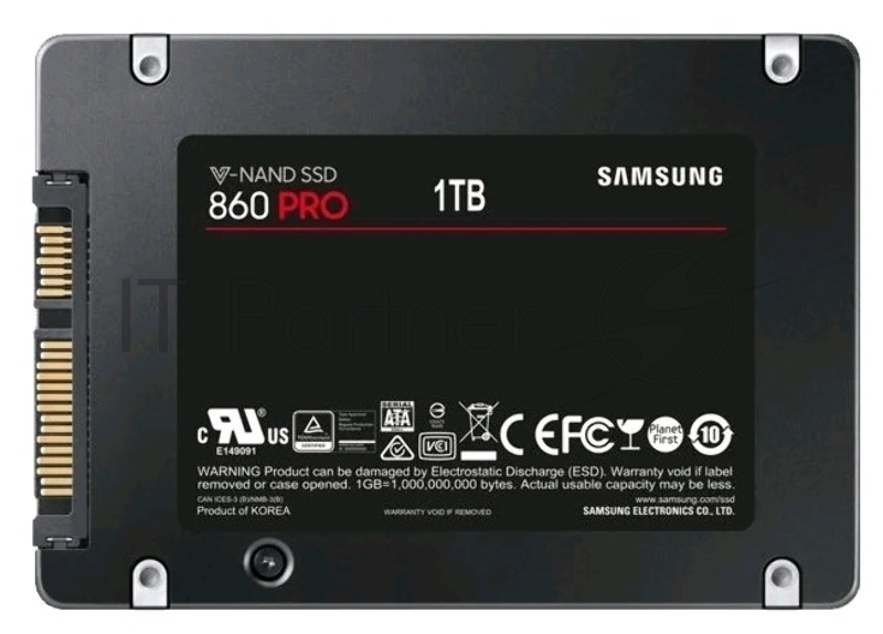 накопитель Samsung SSD 1Tb 860 PRO Series MZ-76P1T0BW {SATA3.0, 7mm}