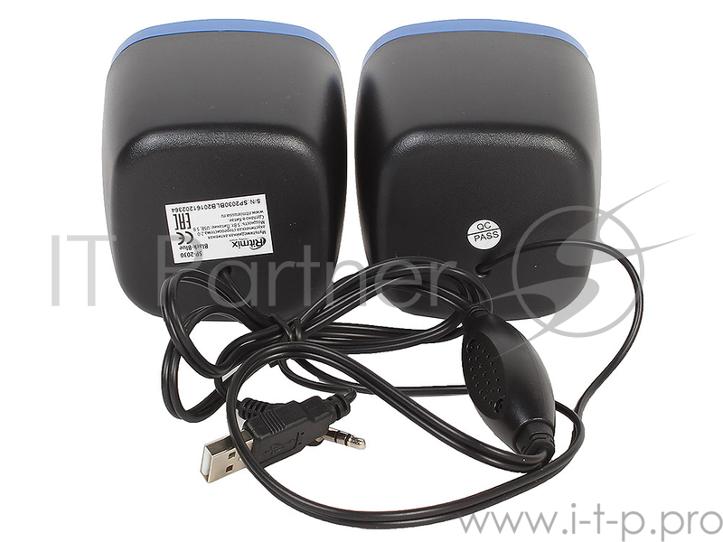 Колонки RITMIX SP-2030 Black+Blue
