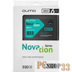 накопитель QUMO SSD 120GB QM Novation QMM-120GSN OEM {SATA3.0, 7mm}