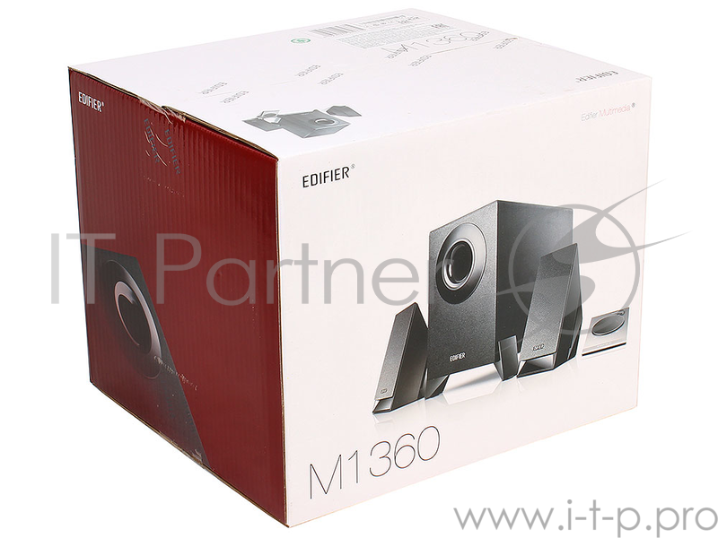 Колонки Edifier M1360 Black (8.5W, проводной пульт ДУ)