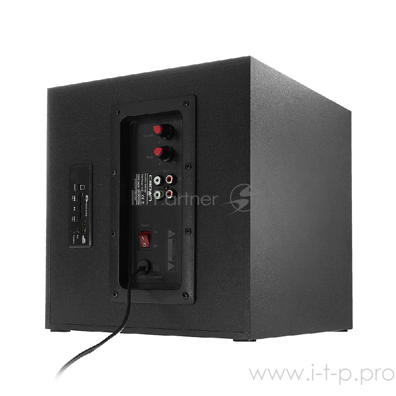 Колонки Акустическая система 2.1 CROWN CMBS-401 {Выходная мощность 20W+10W*2 (RMS)}