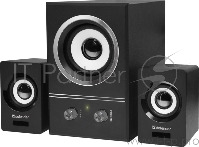 Акустическая система DEFENDER 2.1 V9, черный, {11 Вт, питание от USB} (65527)