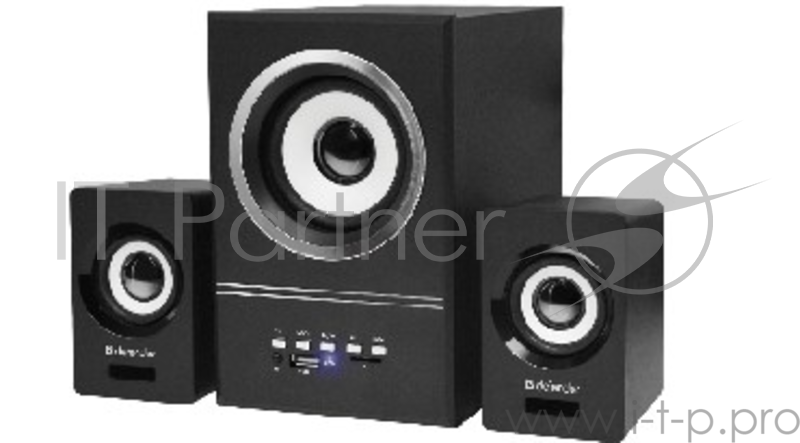 Акустическая система DEFENDER (65528) V10, 11 Вт, диапазон частот саб. 20-18000 Гц, мощность сабвуфера (RMS) - 5 Вт, тмощность сателлитов (RMS) - 2x3 Вт, тип интерфейса - 3,5-мм джек, встроенный MP3 декодер и FM-приемник, поддержка USB-накопителей и