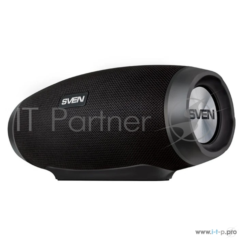 Портативная колонка Sven PS-330 2.1 black (16W + 2x7W, мобильные, mini Jack, USB, Bluetooth, micro SD, 2 x 2200 мA, зарядка мобильных устройств)