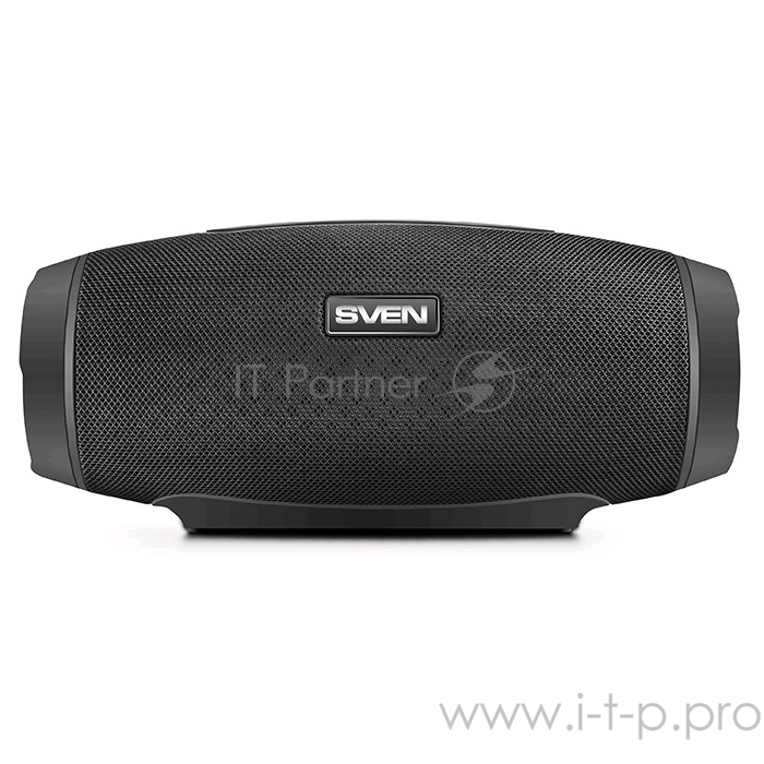Портативная колонка Sven PS-330 2.1 black (16W + 2x7W, мобильные, mini Jack, USB, Bluetooth, micro SD, 2 x 2200 мA, зарядка мобильных устройств)