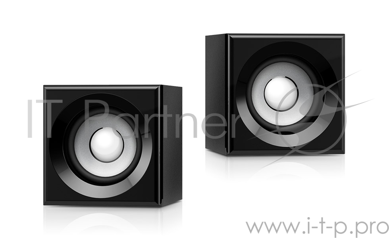 Колонки Genius SW-2.1 375 Black 12вт (RMS), материал: MDF, разъем mini jack