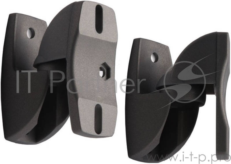 Кронштейн для акустических систем Holder LSS-6001 черный макс.5кг настенный поворот и наклон