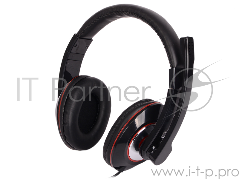 Наушники Gembird MHS-780B Гарнитура стерео , черный, регулятор громкости