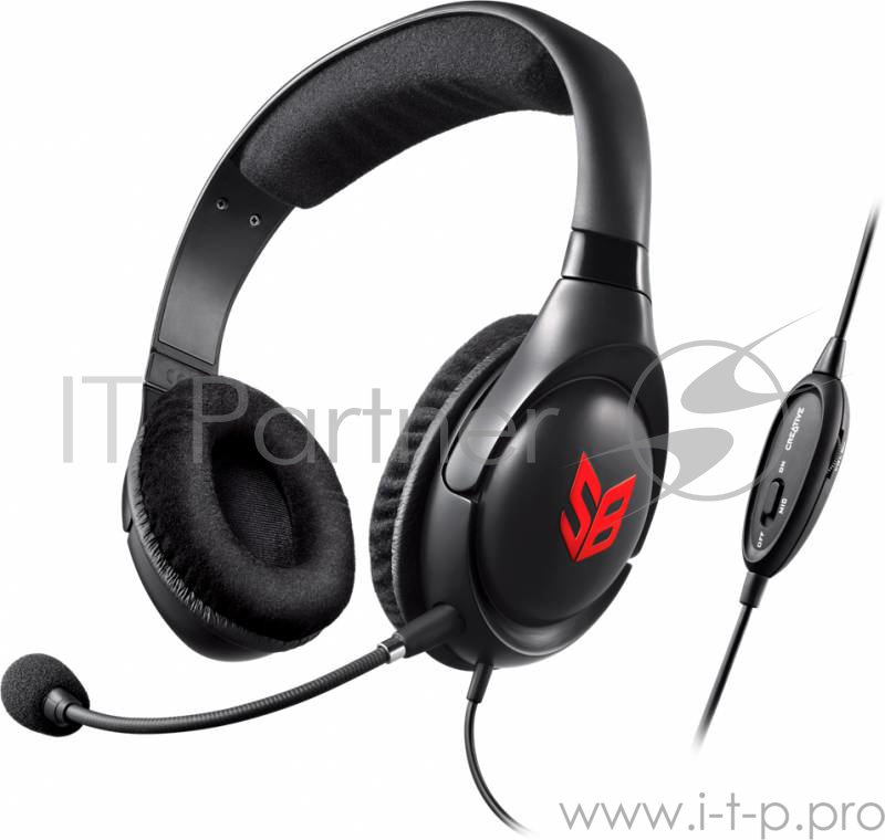 Наушники и микрофоны Creative Sound Blaster Blaze (70GH032000000) черный/красный 2.5 мониторы