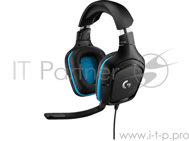 Гарнитура Logitech Headset G432 Wired Gaming Leatherette Retail