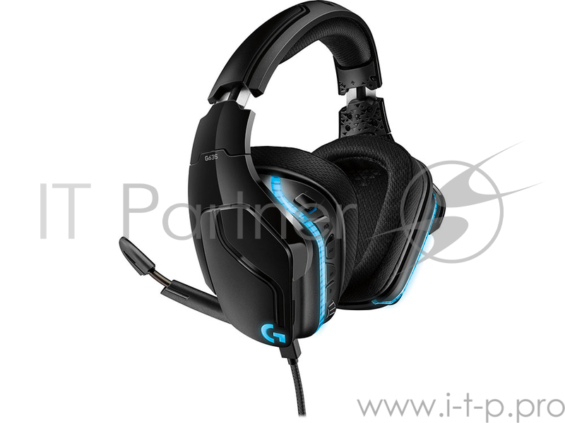 Гарнитура Logitech Headset G635 Wired 7.1 LIGHTSYNC Gaming Retail