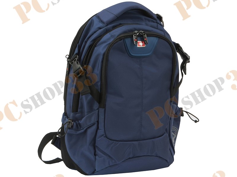 Рюкзак Continent BP-306 Blue для ноутбука 15.6, черно-синий