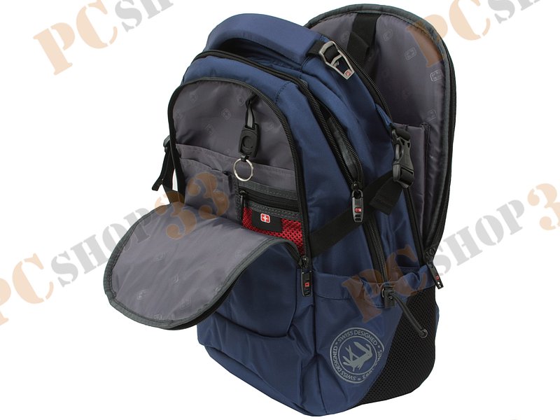 Рюкзак Continent BP-306 Blue для ноутбука 15.6, черно-синий