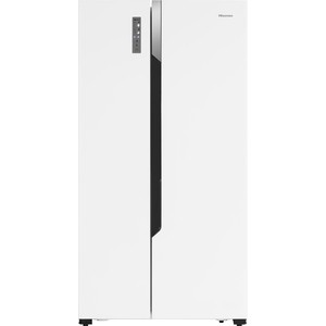 Холодильник HISENSE Sade by Side, 178х91х64.3 см, 339 л + 177 л, No frost, A+, белый