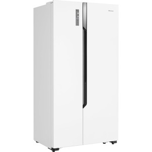 Холодильник HISENSE Sade by Side, 178х91х64.3 см, 339 л + 177 л, No frost, A+, белый