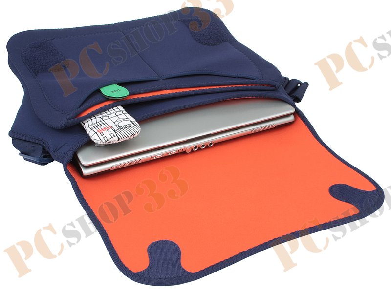 Портфель BUILT Soho Laptop Messenger Bag E-MS16-NAV для ноутбука 16, Navy Blue