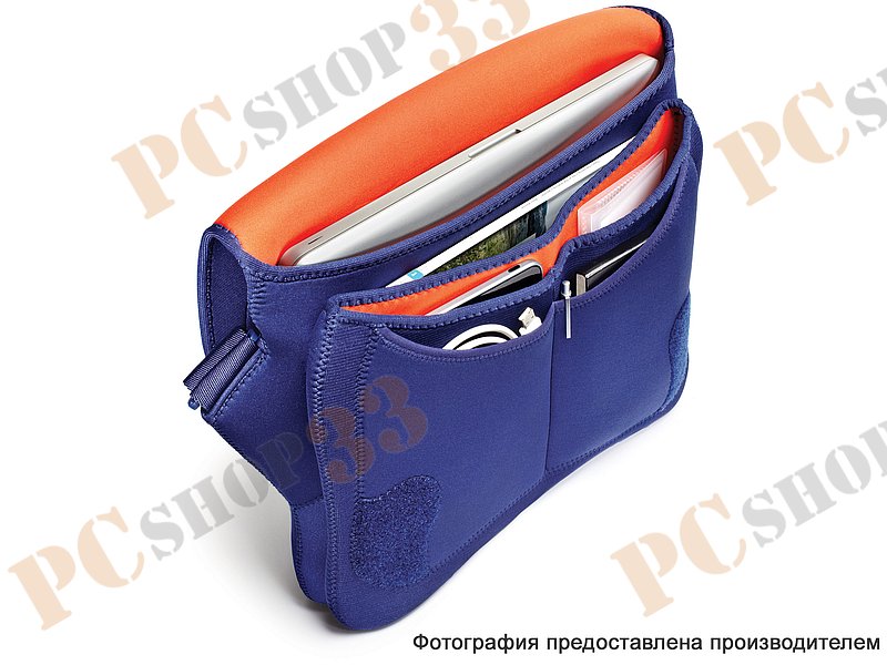 Портфель BUILT Soho Laptop Messenger Bag E-MS16-NAV для ноутбука 16, Navy Blue