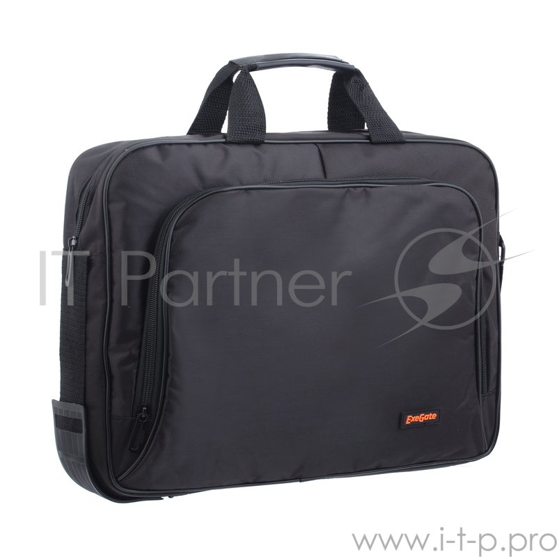 Сумка Exegate Office F1596 Black, черная, полиэстер, для ноутбуков до 15.6