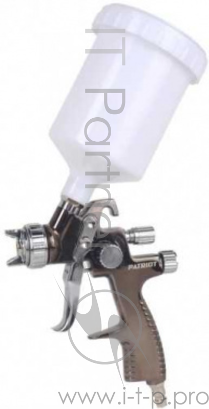 Краскопульт пневматический PATRIOT LV 500 LVLP 175л/мин в.бак 0.5л 1.5бар 1.5мм факел200-280мм