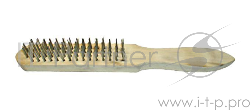 Кордщетка FIT 38405 с деревянной ручкой 5-ти рядная