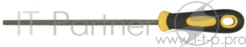 Рашпиль FIT 42758 прорезиненная ручка 200мм круглый