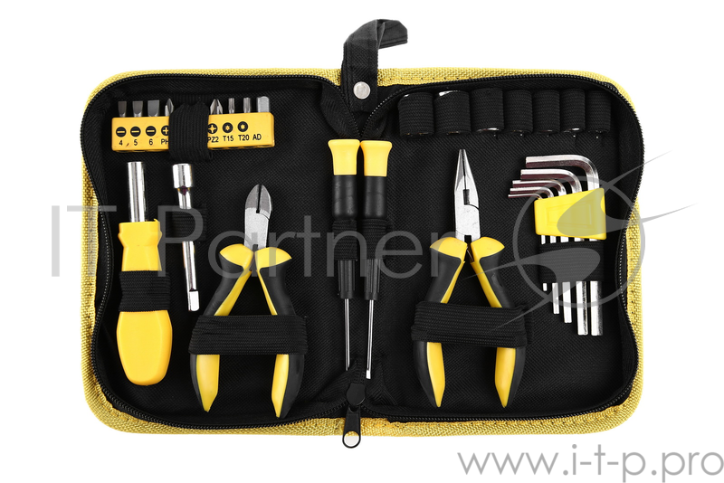 Наборы инструмента FIT 65137 Набор инструмента 29 шт. ( отвертки, биты, ключи HEX, пассатижи )