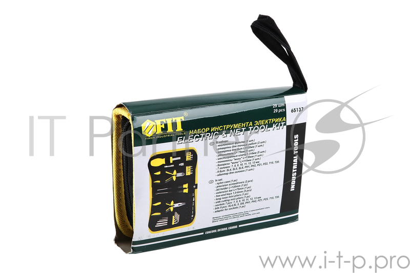 Наборы инструмента FIT 65137 Набор инструмента 29 шт. ( отвертки, биты, ключи HEX, пассатижи )