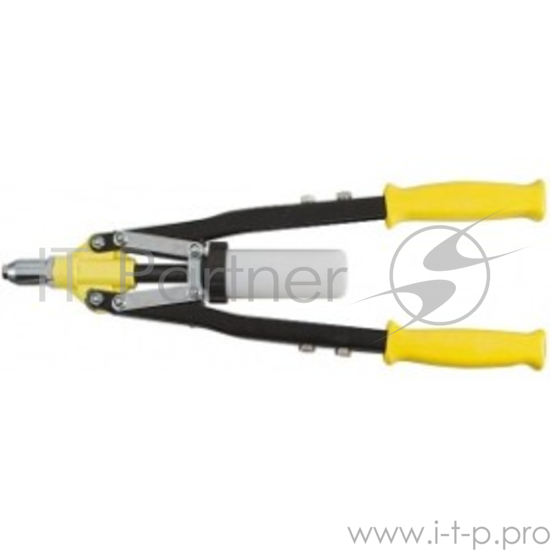 Заклепочник FIT 32058 удлиненный, 3,2-6,4мм, 440мм, 5 насадок, д/закл. из алюм., стали и нерж.стали