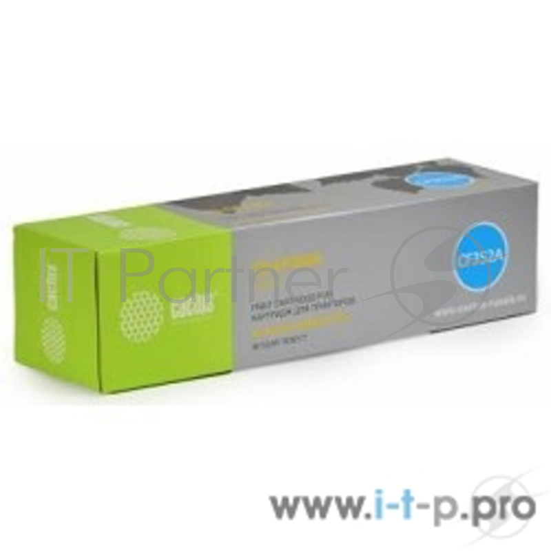 Картридж Cactus (CF352A) для HP M176/M177, №130A Y, 1K