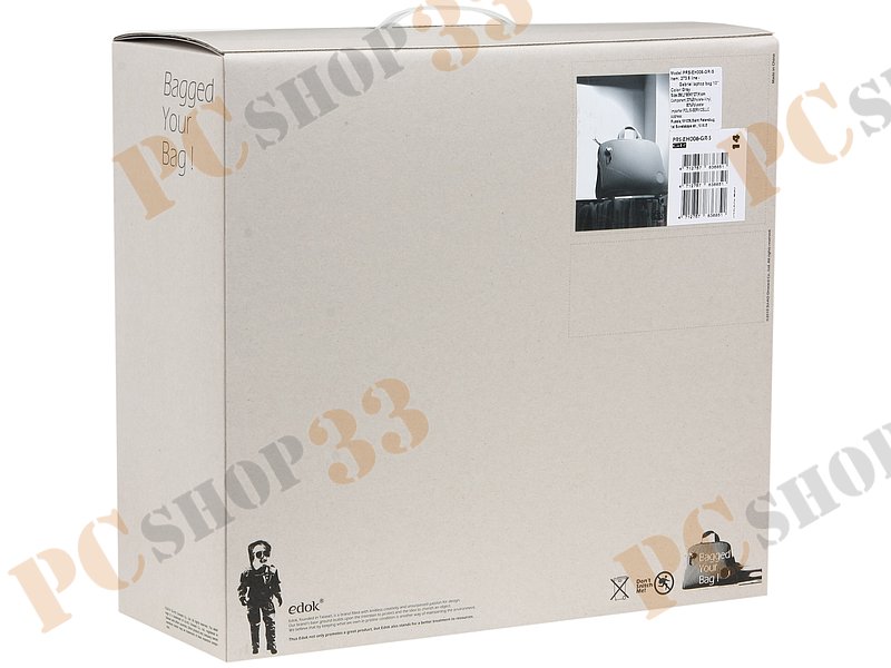 Сумка Edok PRS-EH006-GR-S для ноутбука 10, серый