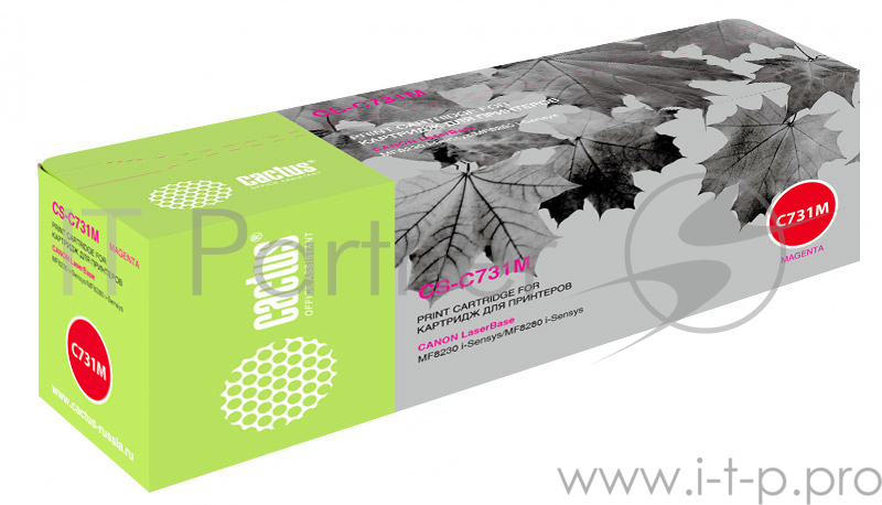 Картридж Cactus (Cartridge 731M) для Canon LaserBase MF8230 i-Sensys/MF8280 i-Sensys, №731 M, 1.8K