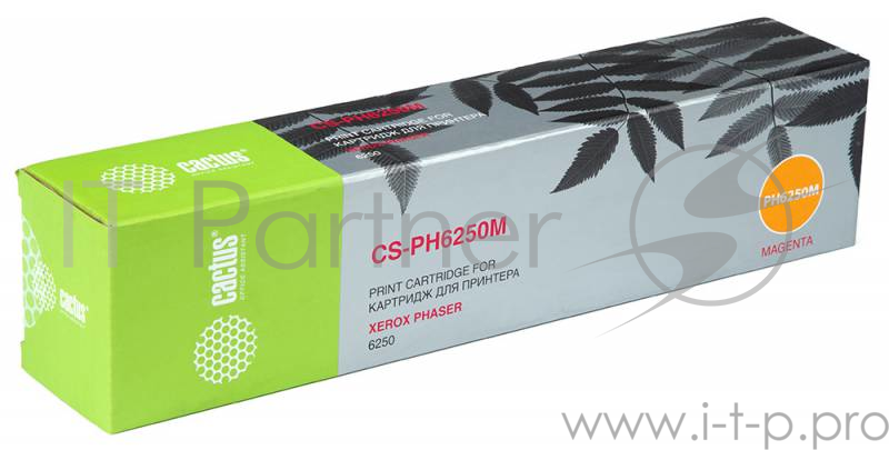 Тонер-картридж Cactus (106R00669) для Xerox Phaser 6250, M, 4K