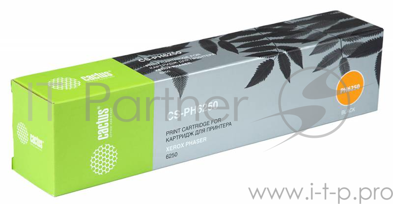 Тонер-картридж Cactus (106R00671) для Xerox Phaser 6250, Bk, 4K