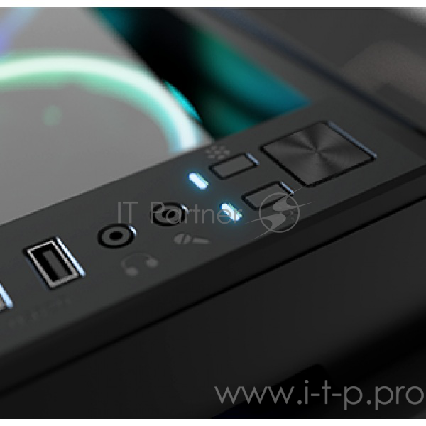 Игровой корпус чёрный Gamdias TALOS P1A (E-ATX, закаленное стекло, RGB fan 3x120 мм, 3xUSB 3.0, 2xUSB 2.0, HD Audio)