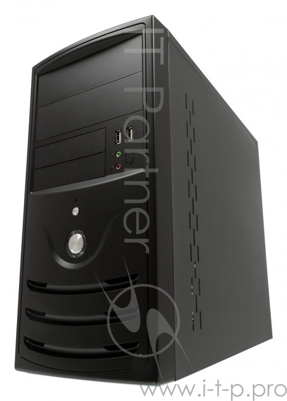 Корпус Formula FM-501D черный 400W mATX 1x92mm 2xUSB2.0 audio