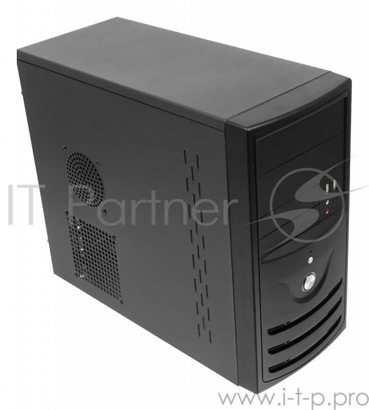 Корпус Formula FM-501D черный 400W mATX 1x92mm 2xUSB2.0 audio