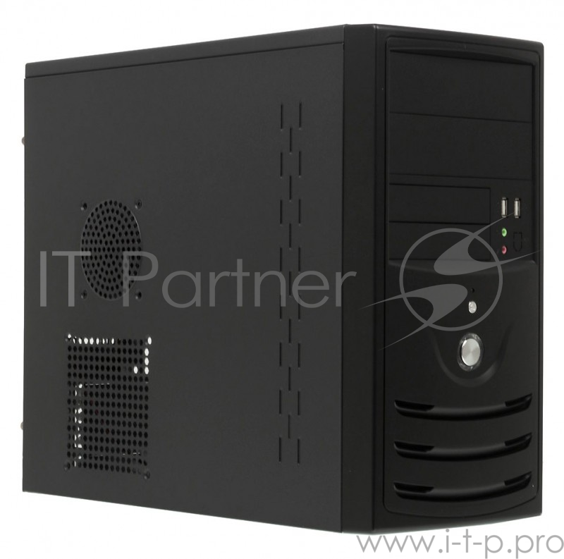 Корпус Formula FM-501D черный 400W mATX 1x92mm 2xUSB2.0 audio