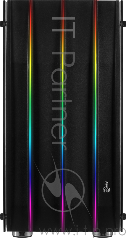 Корпус Aerocool KLAW, ATX, 0,6мм, без БП, окно из закаленного стекла, 228x445,5x461мм (ШxГxВ), USB3.0 x1, USB2.0 x2, пульт ДУ и контроллер для 10х RGB