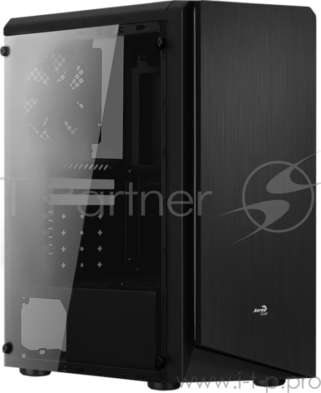 Корпус Aerocool RIFT Tempered Glass, ATX, без БП, окно из закаленного стекла, 195x461x411мм (ШxГxВ), USB3.0 x1, USB2.0 x2, SD Card, 13 режимов подсвет