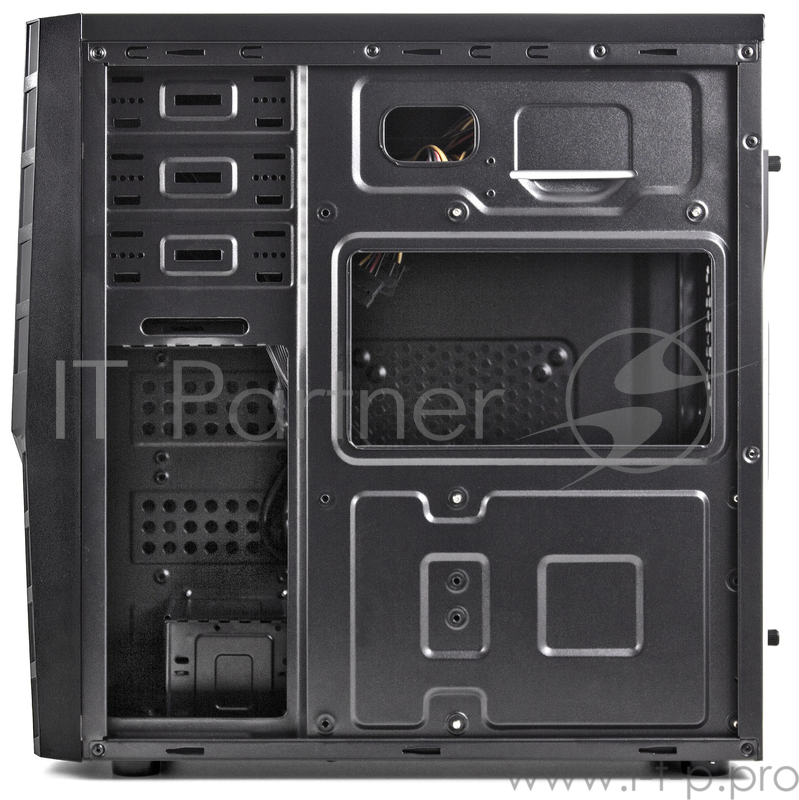 Корпус 3Cott 7001, ATX, 450Вт, черный, 2х USB2.0, 405*196*420мм