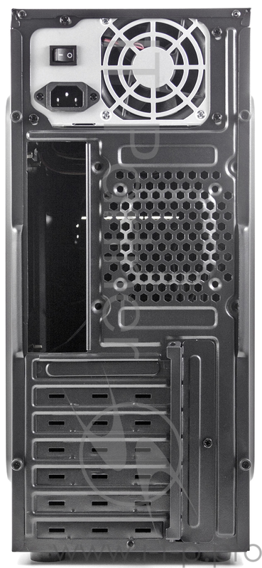 Корпус 3Cott 7002, ATX, 450Вт, черный, 2х USB2.0, 405*196*420мм