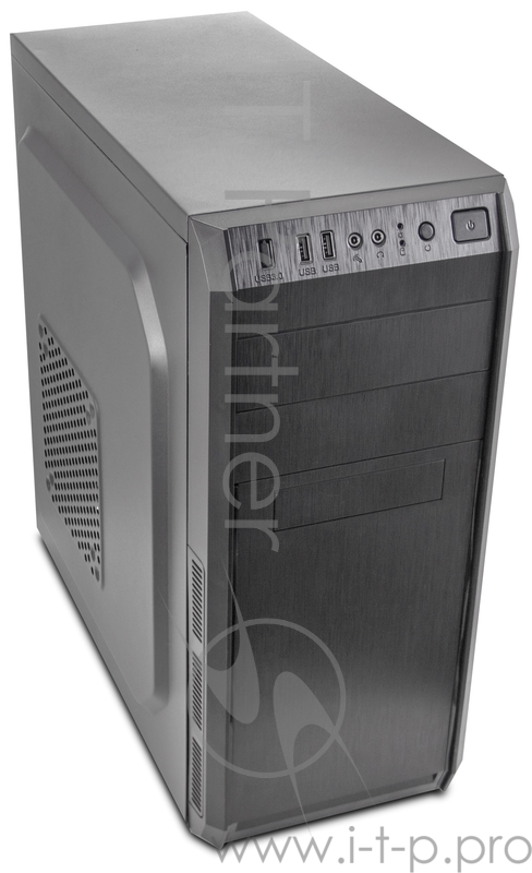Корпус 3Cott 7003, ATX, 450Вт, черный, 2х USB2.0, 405*196*420мм