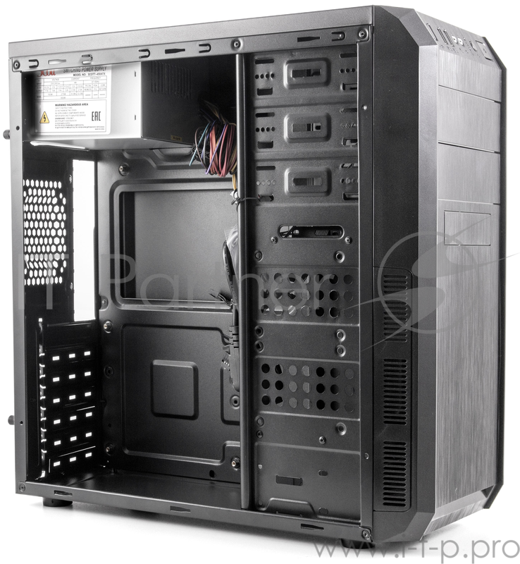 Корпус 3Cott 7003, ATX, 450Вт, черный, 2х USB2.0, 405*196*420мм