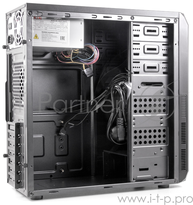 Корпус 3Cott 7003, ATX, 450Вт, черный, 2х USB2.0, 405*196*420мм