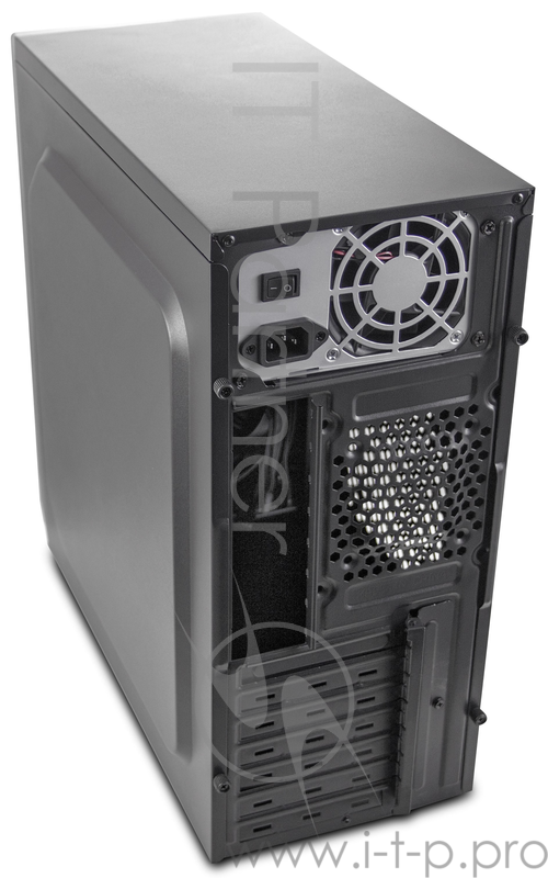 Корпус 3Cott 7004, ATX, 450Вт, черный, 2х USB2.0, 405*196*420мм